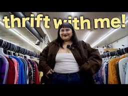 thrift with me for 2025 FASHION!