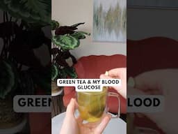 🍵 Green Tea and My Blood Sugar. CGM Experiment #bloodglucose #bloodsugar #insulinresistance