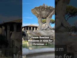 Forum Boarium - ancient cattle market with 2 Republican era temples- recently restored!