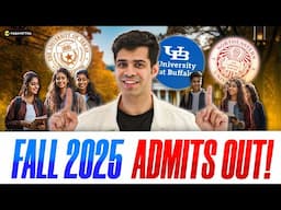 Fall 2025 admits are out! ASU, NYU, UT Austin, SUNY Buffalo!