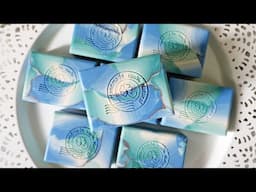 飄洋過海皂 - watercolor swirl soap making, coldprocess - 手工皂