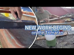 Building a Custom Bangka Trimaran Part 24 Building the BOW NOW Amazing Progress