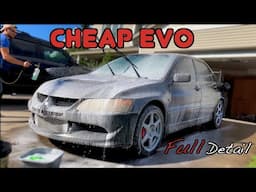 Detailing 20 Year Old Mitsubishi Evo Off Craigslist - Full Paint Correction