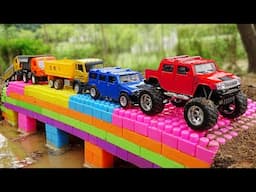 Build Bridge Blocks Toys Construction vehicles for Kids