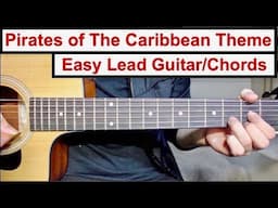 Pirates of The Caribbean Theme | EASY Lead Guitar/Chords Lesson (Tutorial) How to play the Lead