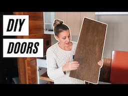 DIY Oak Veneer Cabinet Doors - Outdated ➡️ Modern