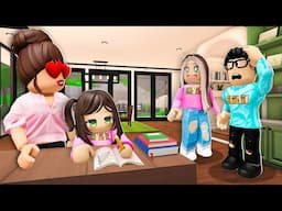 Our Daughter's Tutor Has A CRUSH On My Boyfriend! (Roblox Bloxburg)