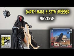 Darth Maul & Sith Speeder (Star Wars Black Series) - REVIEW