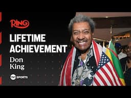 Don King wins The Ring Lifetime Achievement award 🥊 👏 | The Ring Awards 🏆