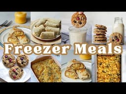 3 Freezer Friendly Meals for Busy Families | Meal Prep with Me