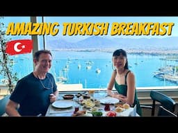 FIRST TIME IN FETHIYE! AMAZING LUXURY TURKISH BREAKFAST + OUR BEAUTIFUL APARTMENT TOUR