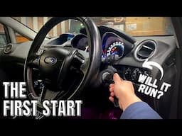 The First Start | Turning the key on my rebuilt Fiesta MK7 1.0L EcoBoost