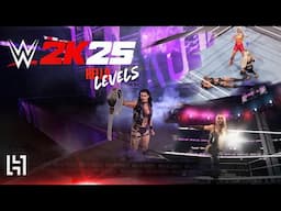 WWE 2K25 - 3rd Person Entrances & Match - Rhea Ripley vs Liv Morgan vs Alundra Blayze Gameplay