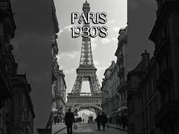 Paris France 1930s - You Won't BELIEVE What Paris Looked Like 90 Years Ago! 🇫🇷🕰️