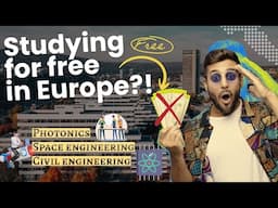 Studies in Europe for free: Slovak Technical University (both Bachelor and Master levels)