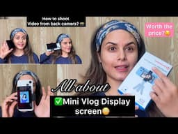 Viral Mini Vlog Display Screen Honest Review😳✅ #minivlog #displayscreen #vlogscreen #viralscreen