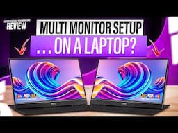 TRIPLE MONITORS ON A LAPTOP!! | GSTORY Dual Portable Monitors Review