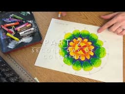 Mandala Oil Pastel Application