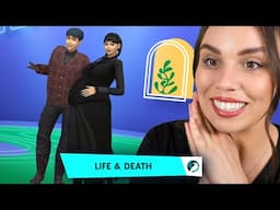 We are pregnant with the Grim Reaper! | The Sims 4 Life and Death Livestream (part 5)