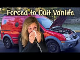 Van Life | Is this the end of vanlife for me?