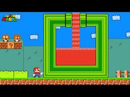 Everything Mario Touches Turns To Square in Super Mario Bros.