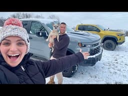 EXPLORING OUR NEW 30 ACRE FARM IN THE SNOW!