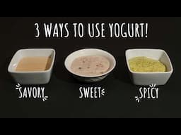 PLAIN VEGAN YOGURT 3 DIFFERENT WAYS