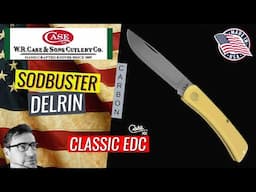 🇺🇸 Case Sod buster Jr | Yellow Delrin | Review | UKLegal | EDC | 3137 | CS | Pocketknifes