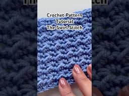 Crochet tutorial - The Swirl Stitch @CrochetByNora