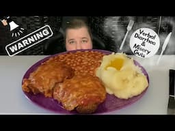 Cheesy Chicken |Cheesy Mash| Baked Beans MUKBANG