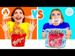 Hot vs Cold Food Challenge | Funny Situations by BaRaFun Challenge