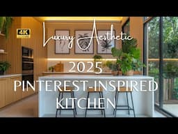 2025 Pinterest-Inspired Kitchen Designs: Luxury Aesthetic Color Trends & Elegant Storage Solutions