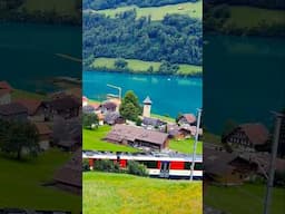 Panoramic trains of Switzerland 🇨🇭 I Interlaken to Lucerne #ytshorts #shorts #shortsviral