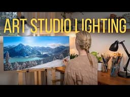 How to Light Your Art Studio: Brightness, Color Temperature, CRI and MORE