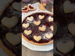 Crostata con i cuori #divertirsiincucina #shortvideo