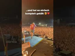 Fan auf Bühne. Legendärer Southside Moment ❤️