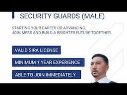 hiring security guard 💂‍♂️