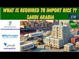 How to import Rice into Saudi Arabia