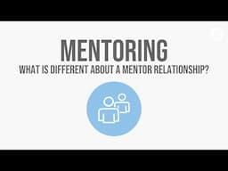 What's Different About a Mentoring Relationship?