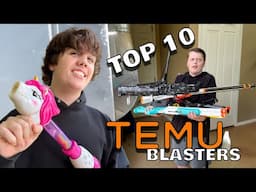 Top 10 Temu Nerf Blaster Tested! There can be only on Winner!