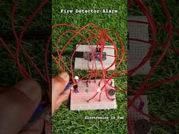 Fire Detector Alarm 🫡🥳 #arduinoproject #shorts #viral #youtubeshorts