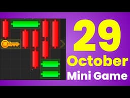 Hamster Kombat Puzzle Mini Game Today | 29th October 2024 | Hamster Kombat Mini Game Solution