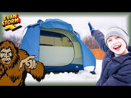 Backyard Camping Bigfoot Encounter With Evan Storm