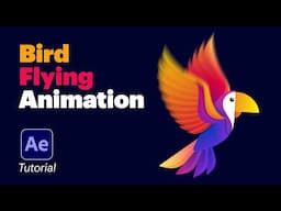 Bird Flying Animation in After Effects Tutorial 2024