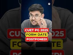 💥CUET PG 2025 Form Fillup Date Extended! ⚠️ New Deadline & Important Updates! #MBA #CUET2025