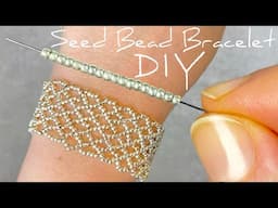 EASY Seed Bead Bracelet Tutorial: Beaded Bracelet Making Without a Clasp