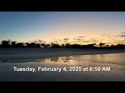 The Glorious Glow of Daybreak at the Beach at Delnor-Wiggins in North Naples, Florida (02/04/25)