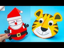 3 DIY christmas Easy paper crafts | Christmas paper crafts 2022