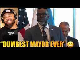 DEI Chicago Mayor Pulls the Race Card then says the DUMBEST things ever on TV!