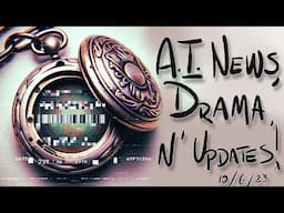 AI News, Drama, and Updates - Dall-E 3 Drops!   - 10/6/23